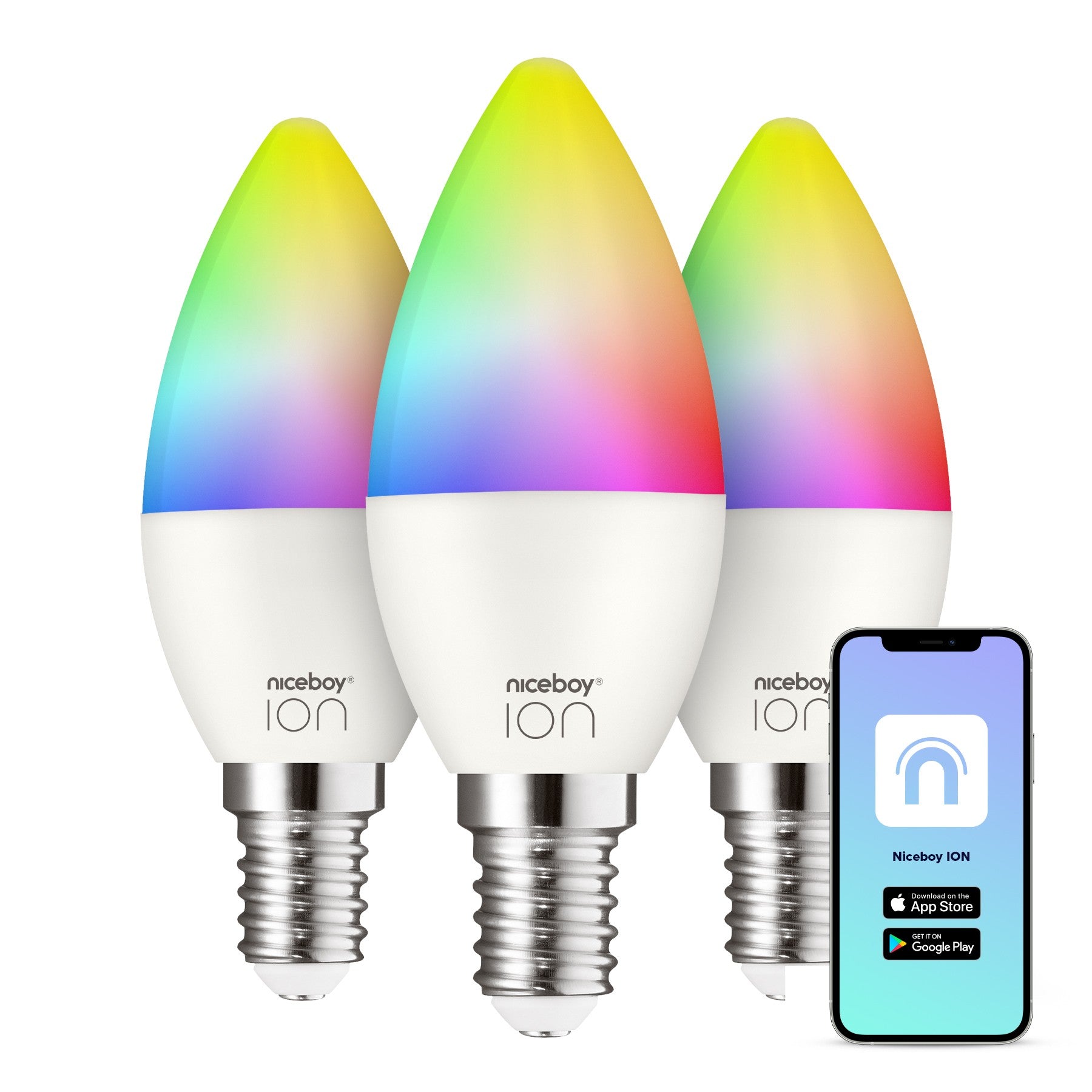 SmartBulb RGB E14 6W triple pack