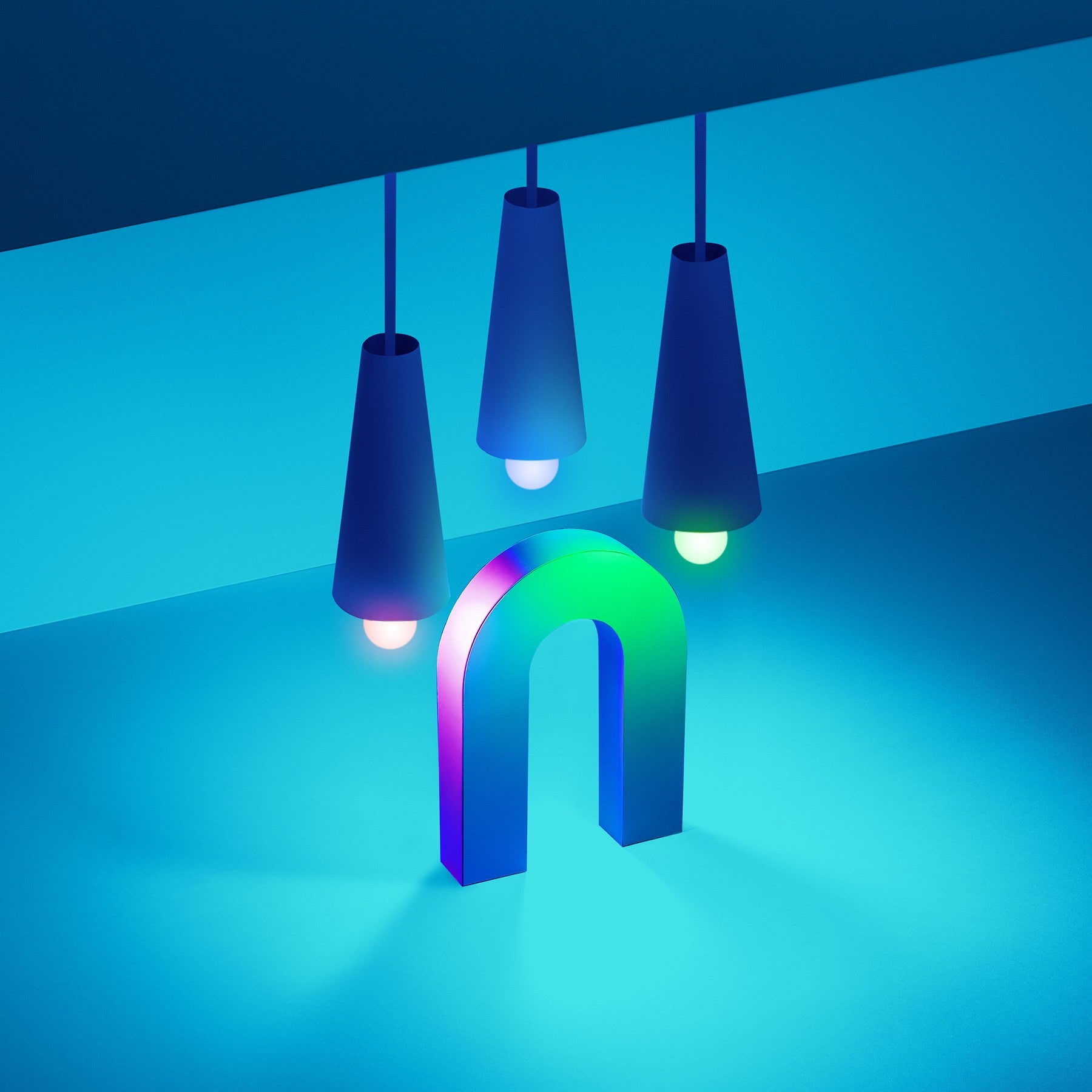 SmartBulb RGB E27 9W triple pack