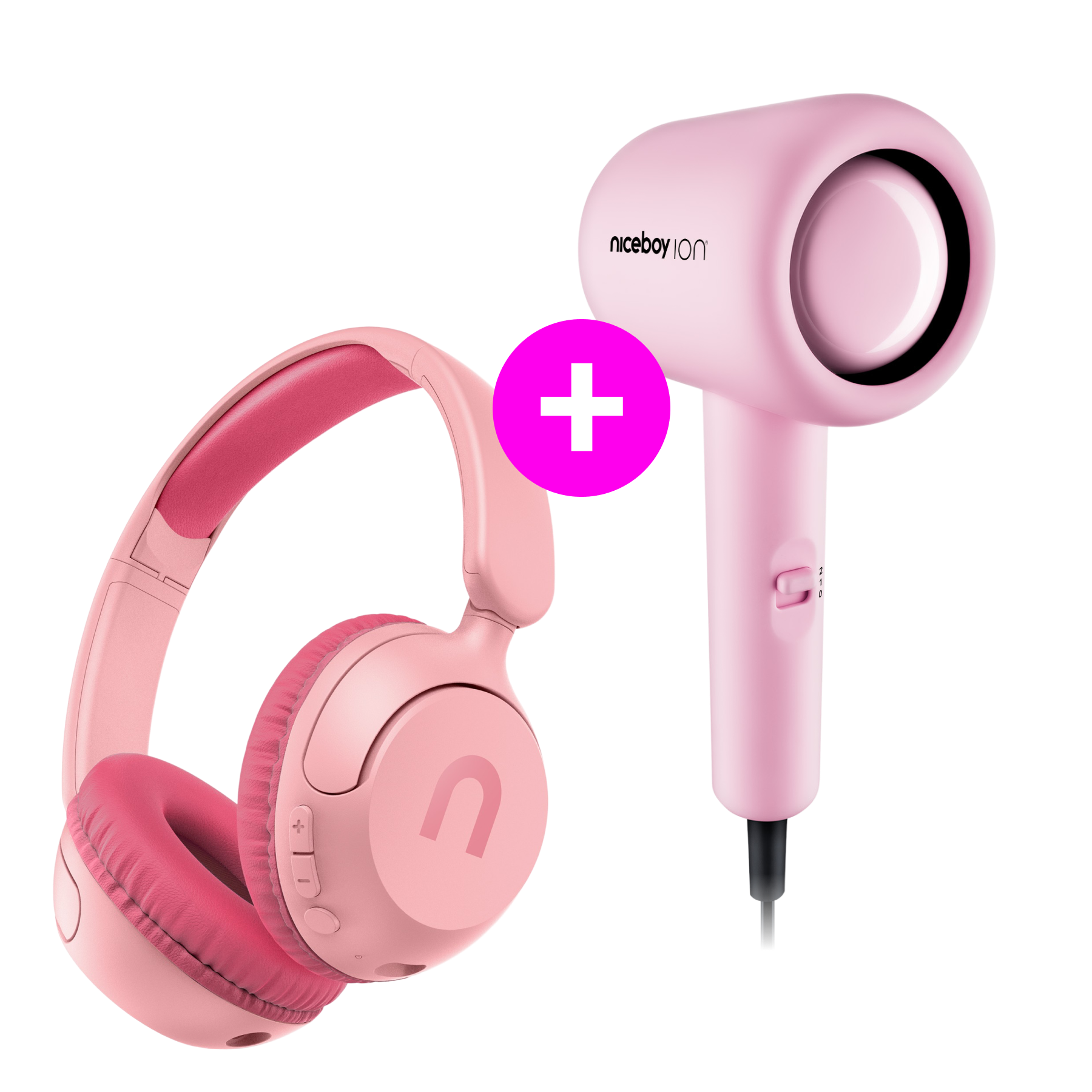 Akční set Kiddie 2 Pink + AirSonic Pop Rose